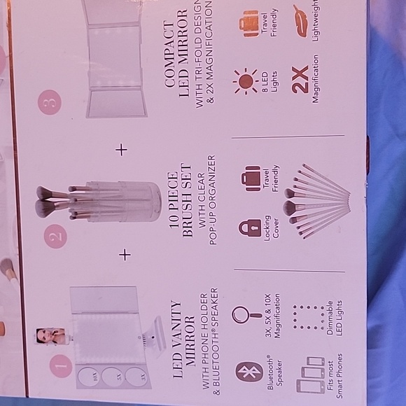 3 piece beauty set - Picture 2 of 3